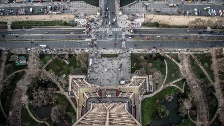 Glass Floor at the Eiffel Tower