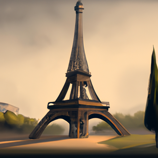 מגדל אייפל המקורי בפריז, צרפת, עם החיקויים שלו ברחבי העולם