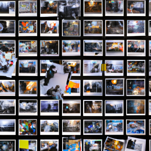 קולאז' של תמונות אישיות של מבקרים מחוויותיהם בקומה השנייה
